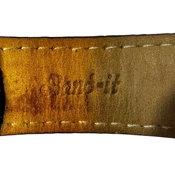 1950 - BULOVA - Vintage Manual Wrist Watch Genuine Lizard Band - Picture 4 of 15